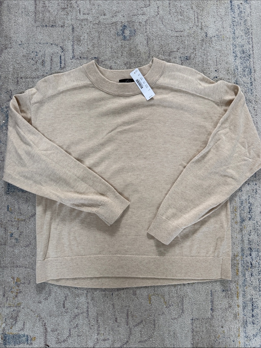 J. Crew Women’s Crewneck Sweater in Light Beige